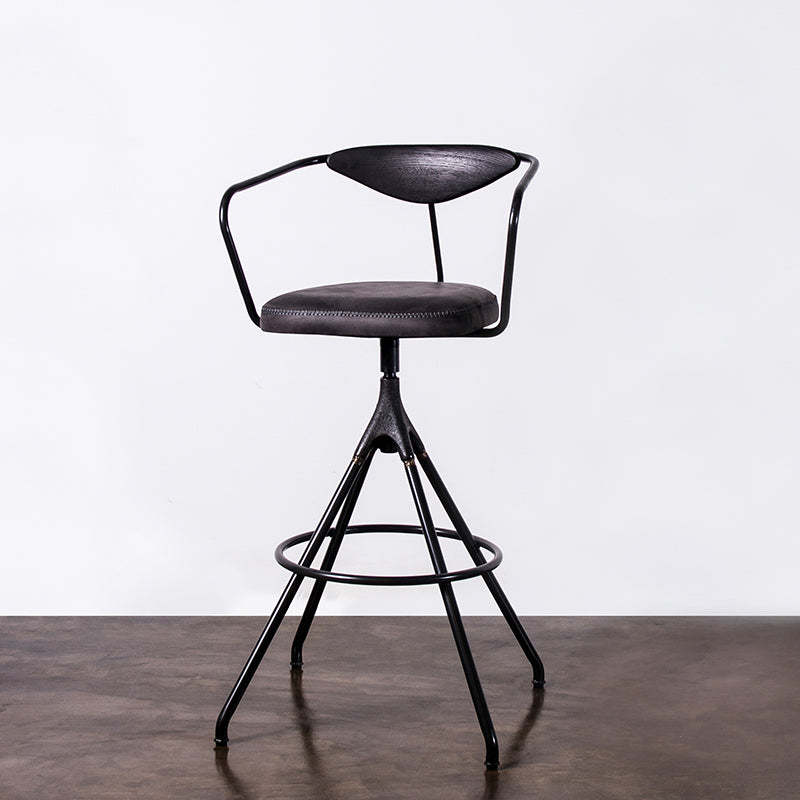 Nuevo - HGDA565 - Bar Stool - Akron - Storm Black