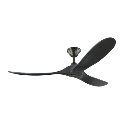 Visual Comfort Fan - 3MAVR60BKBK - 60``Ceiling Fan - Maverick 60 - Matte Black