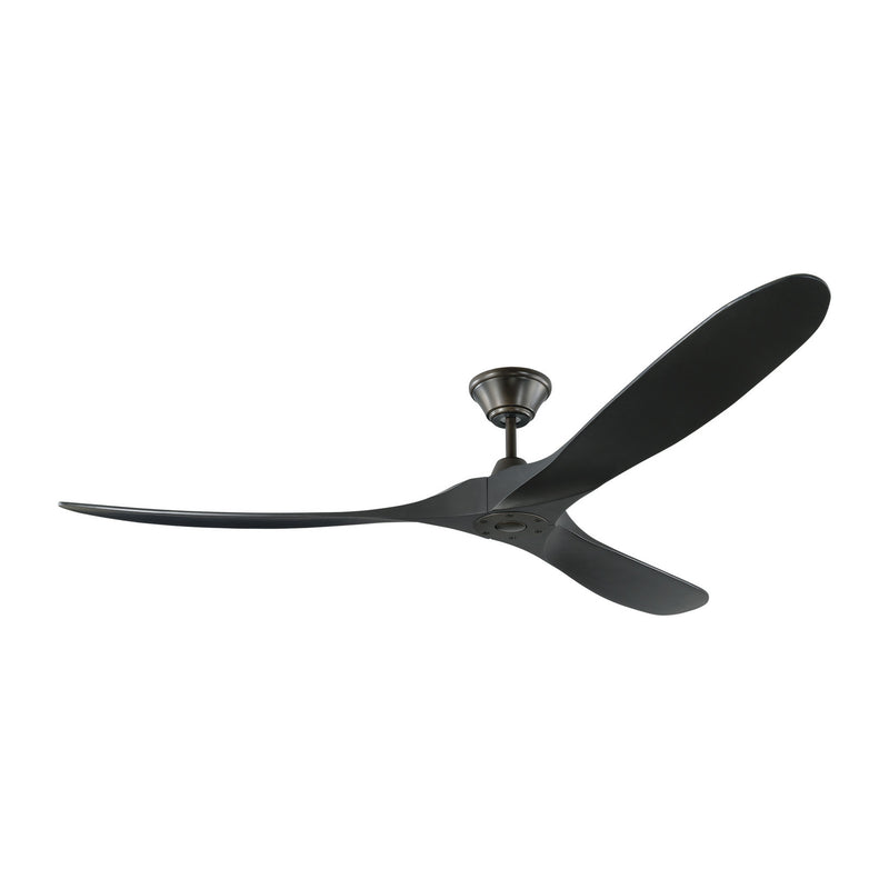 Visual Comfort Fan - 3MAVR70BKBK - 70``Ceiling Fan - Maverick 70 - Matte Black