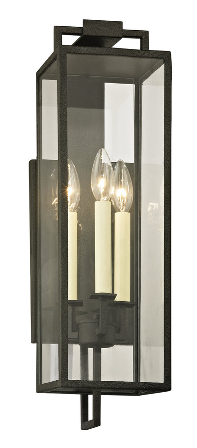Troy Lighting - B6382-FOR - Three Light Wall Lantern - Beckham - Forged Iron