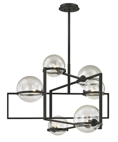Troy Lighting - F6226 - Six Light Pendant - Elliot - Textured Black