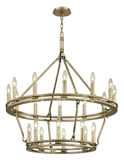 Troy Lighting - F6248-CPL - 20 Light Chandelier - Sutton - Champagne Silver Leaf
