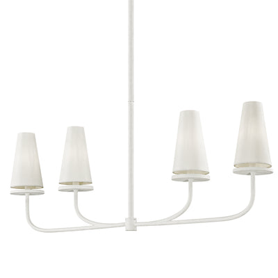 Troy Lighting - F6289 - Four Light Linear Pendant - Marcel - Gesso White