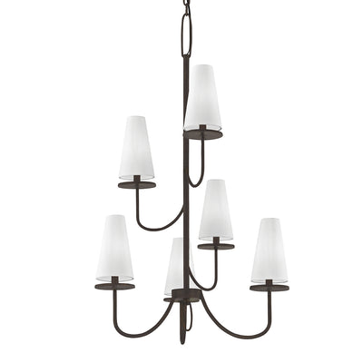Troy Lighting - F6297-TBZ - Six Light Chandelier - Marcel - Pompeii Bronze