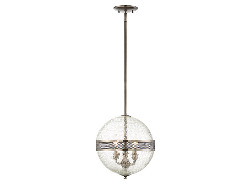 Savoy House - 7-200-3-57 - Three Light Pendant - Stirling - Polished Pewter
