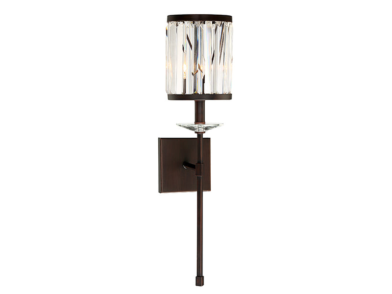 Savoy House - 9-400-1-121 - One Light Wall Sconce - Ashbourne - Mohican Bronze
