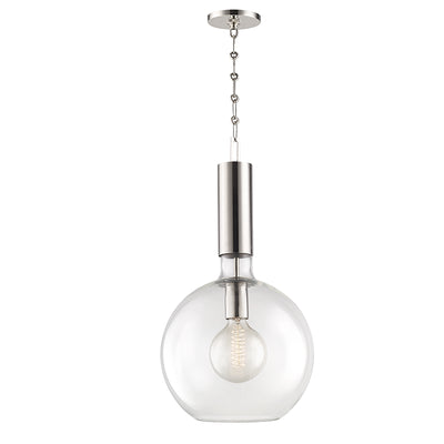 Hudson Valley - 1413-PN - One Light Pendant - Raleigh - Polished Nickel
