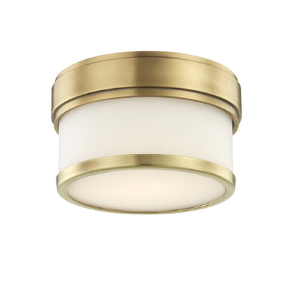 Hudson Valley - 1420-AGB - LED Flush Mount - Gemma - Aged Brass