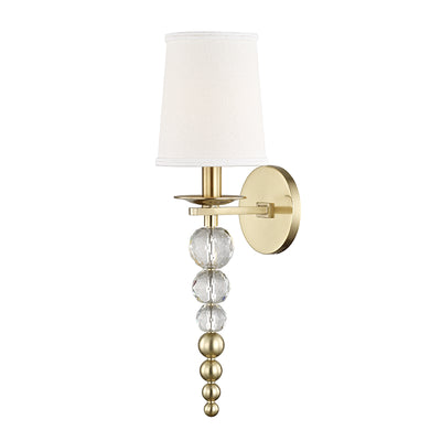 Hudson Valley - 2300-AGB - One Light Wall Sconce - Persis - Aged Brass