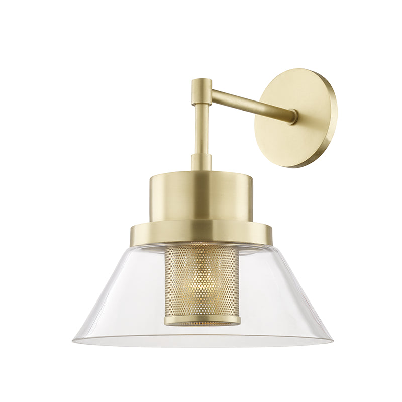 Hudson Valley - 4030-AGB - One Light Wall Sconce - Paoli - Aged Brass