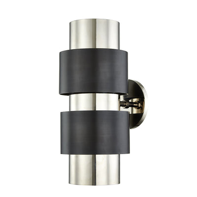 Hudson Valley - 9420-PNOB - Two Light Wall Sconce - Cyrus - Polished Nickel/Old Bronze Combo