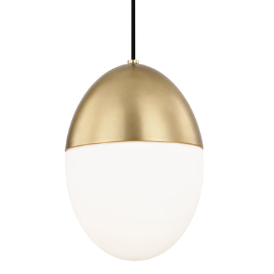 Mitzi - H206701L-AGB - One Light Pendant - Orion - Aged Brass