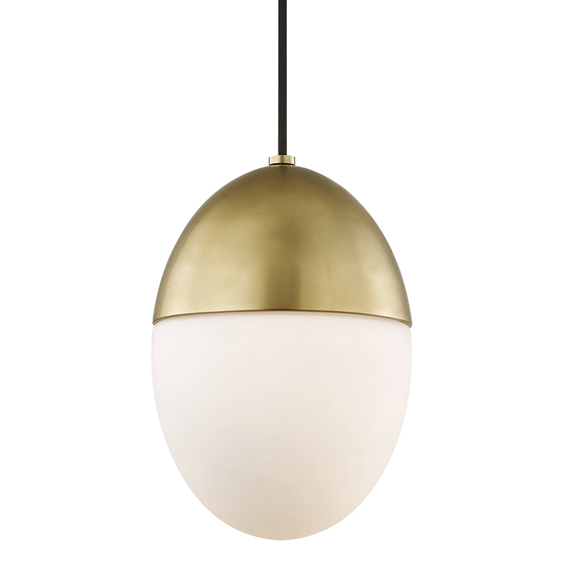 Mitzi - H206701S-AGB - One Light Pendant - Orion - Aged Brass