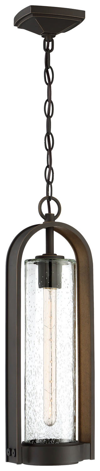 Minka-Lavery - 72454-143C - One Light Chain Hung Lantern - Kamstra - Oil Rubbed Bronze W/ Gold High