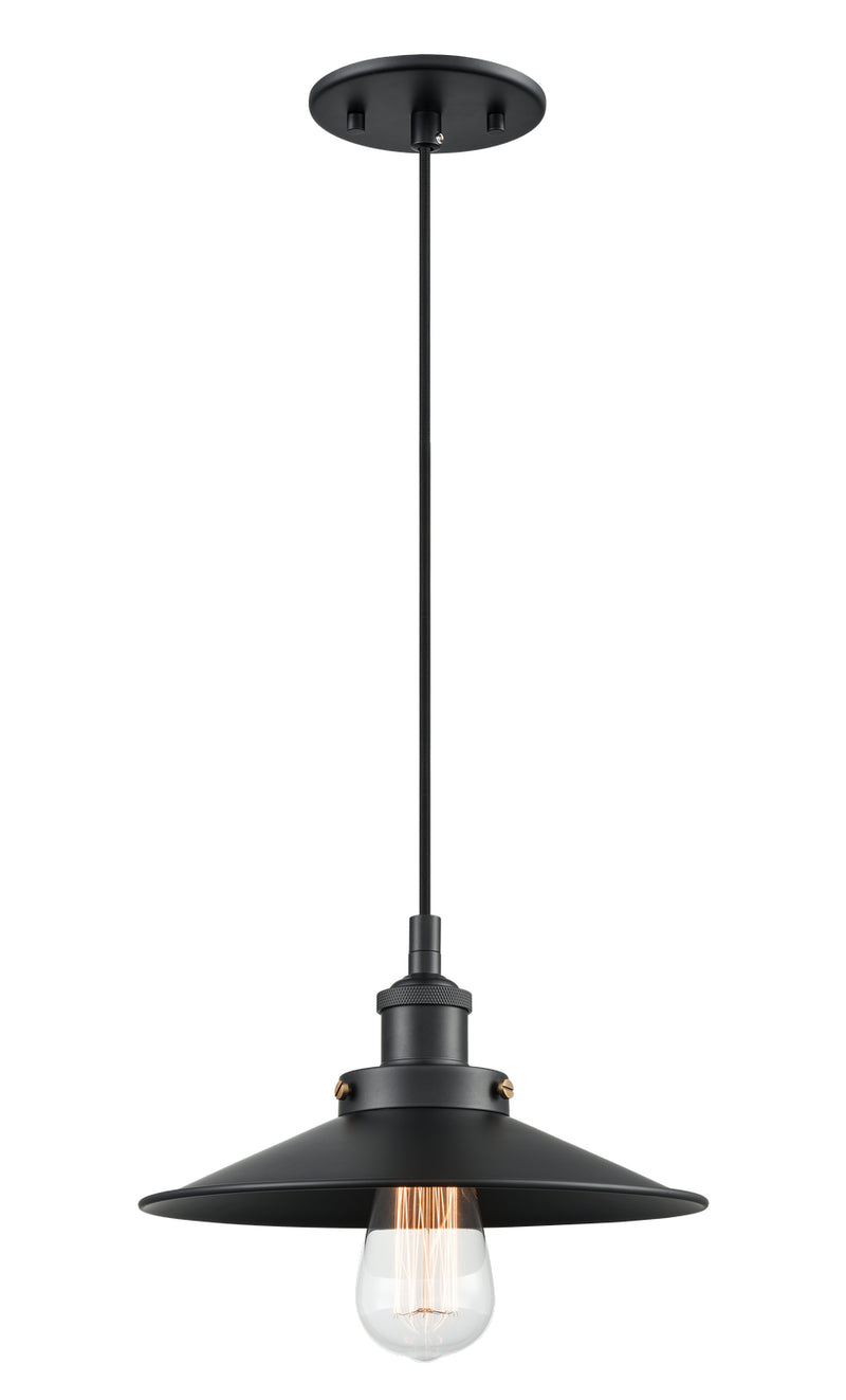 Matteo Lighting - C46111BKBK - One Light Pendant - Bulstrode&