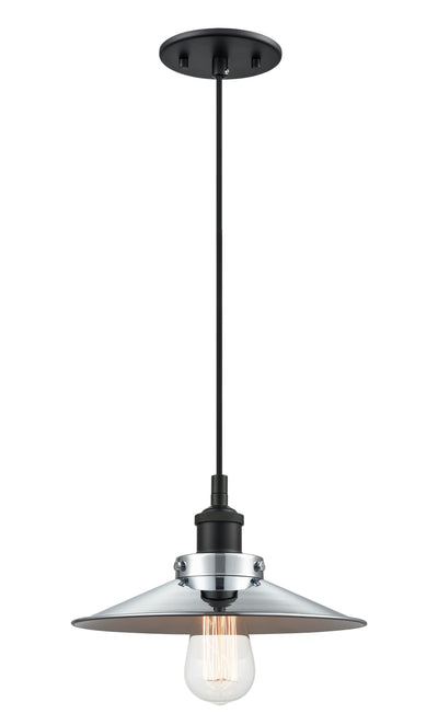 Matteo Lighting - C46111BKCH - One Light Pendant - Bulstrode'S Workshop - Black