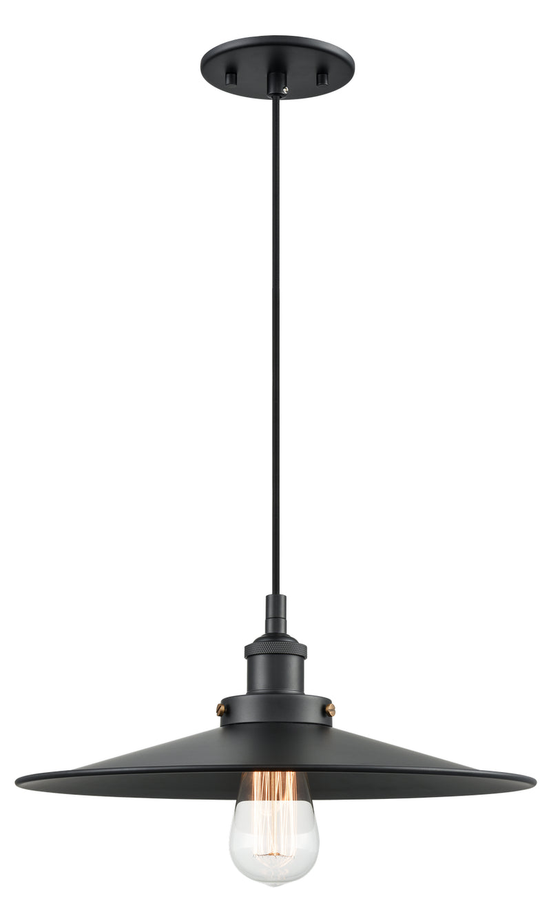Matteo Lighting - C46113BKBK - One Light Pendant - Bulstrode&