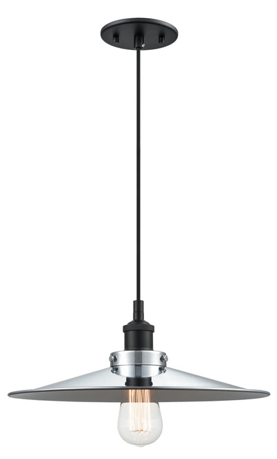 Matteo Lighting - C46113BKCH - One Light Pendant - Bulstrode'S Workshop - Black