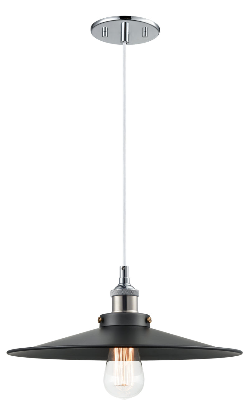 Matteo Lighting - C46113CHBK - One Light Pendant - Bulstrode&