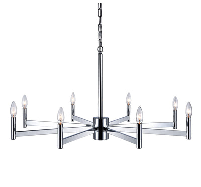 Matteo Lighting - C52608CH - Eight Light Chandelier - Euryale - Chrome
