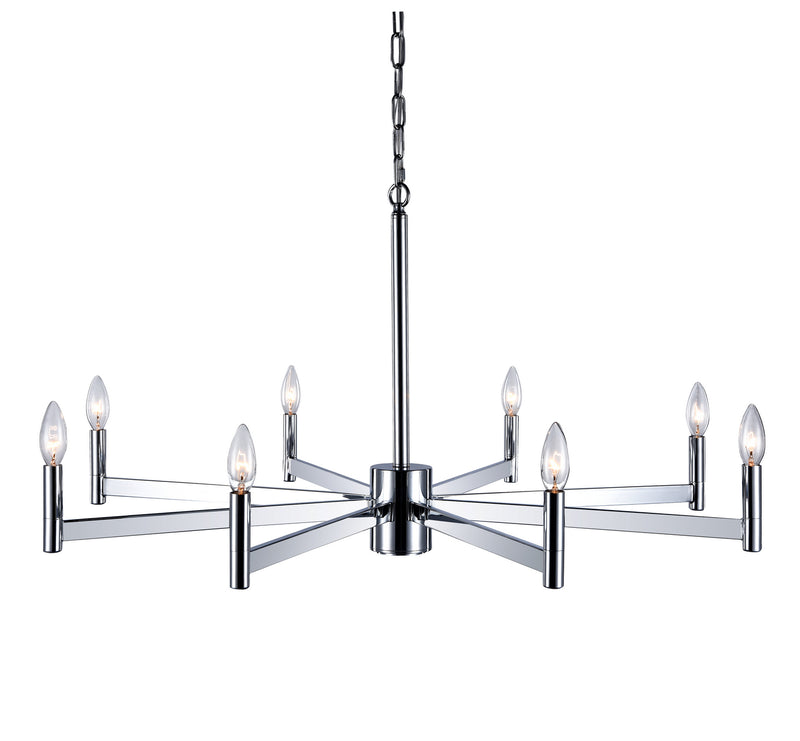 Matteo Lighting - C52608CH - Eight Light Chandelier - Euryale - Chrome