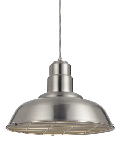 Matteo Lighting - C54111BN - One Light Pendant - Clarkson - Brushed Nickel