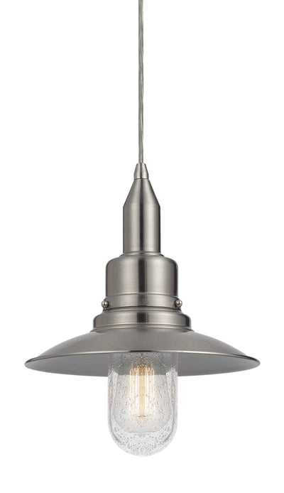 Matteo Lighting - C54114BN - One Light Pendant - Clarkson - Brushed Nickel