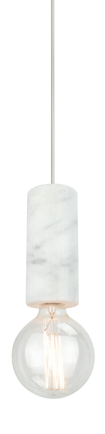 Matteo Lighting - C56601WH - One Light Pendant - Marmo - Marble(White)