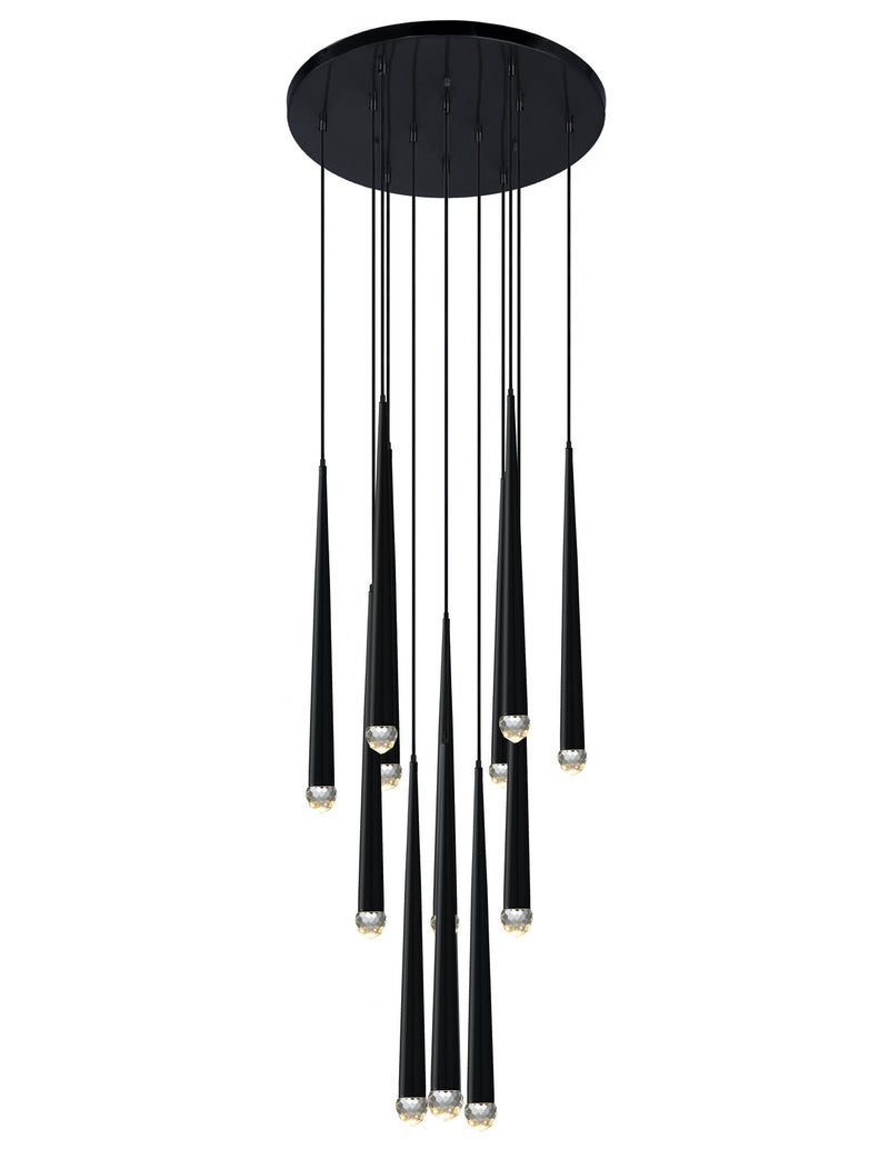 Matteo Lighting - C62712MB - LED Pendant - Renaie - Matte Black