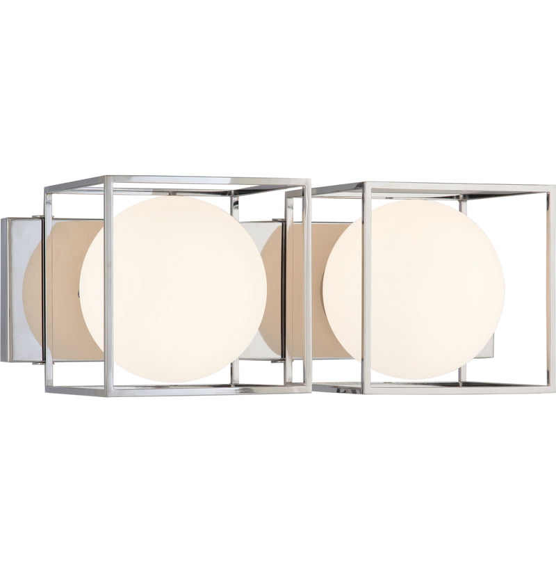 Matteo Lighting - S03802CH - Two Light Wall Sconce - Squircle - Chrome