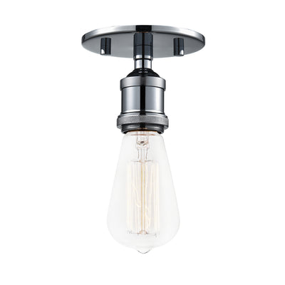 Matteo Lighting - X46100CH - One Light Flush Mount - Bulstrode'S Workshop - Chrome