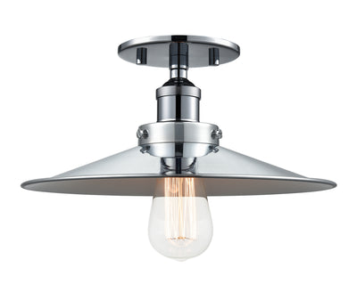 Matteo Lighting - X46112CHCH - One Light Flush Mount - Bulstrode'S Workshop - Chrome