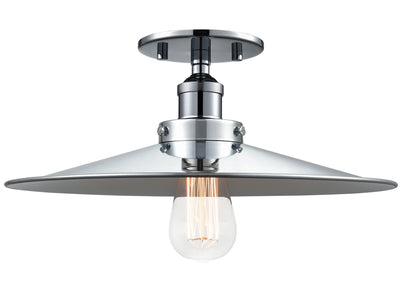 Matteo Lighting - X46113CHCH - One Light Flush Mount - Bulstrode'S Workshop - Chrome