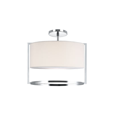 Matteo Lighting - X67602CHWH - Two Light Flush Mount - Nagashi - Chrome