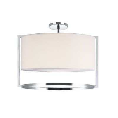 Matteo Lighting - X67603CHWH - Three Light Flush Mount - Nagashi - Chrome