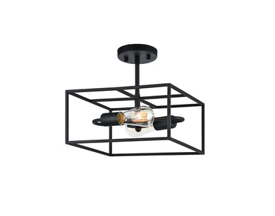 Matteo Lighting - X71642RB - Two Light Flush Mount - Candid - Rusty Black