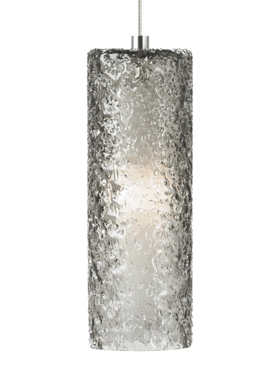 Visual Comfort Modern - 700MPRCKKS - Pendant - Rock Candy Cylinder - Satin Nickel