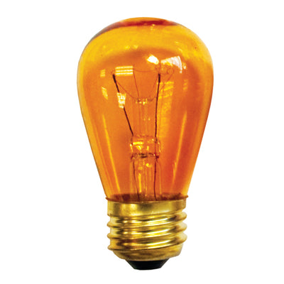 Bulbrite - 701211 - Light Bulb - Indicator, - Transparent Amber