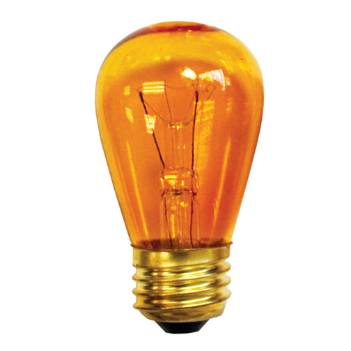 Bulbrite - 701211 - Light Bulb - Indicator, - Transparent Amber