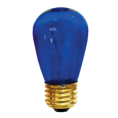 Bulbrite - 701311 - Light Bulb - Indicator, - Transparent Blue