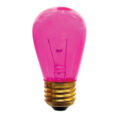 Bulbrite - 701611 - Light Bulb - Indicator, - Transparent Pink