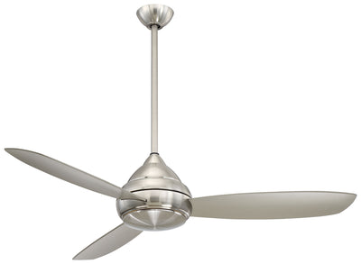 Minka Aire - F477L-BNW - 58``Ceiling Fan - Concept L Wet 58" Led - Brushed Nickel Wet