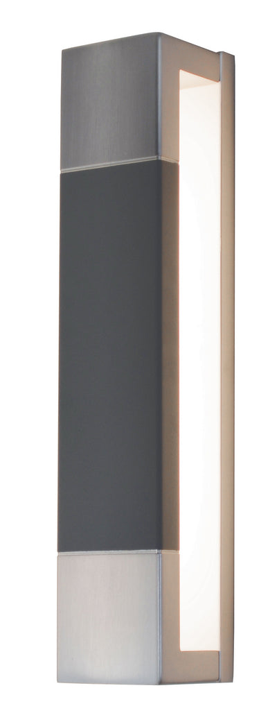 AFX Lighting - PTS3151200L30D1SNGY - LED Wall Sconce - Post - Satin Nickel & Dark Grey
