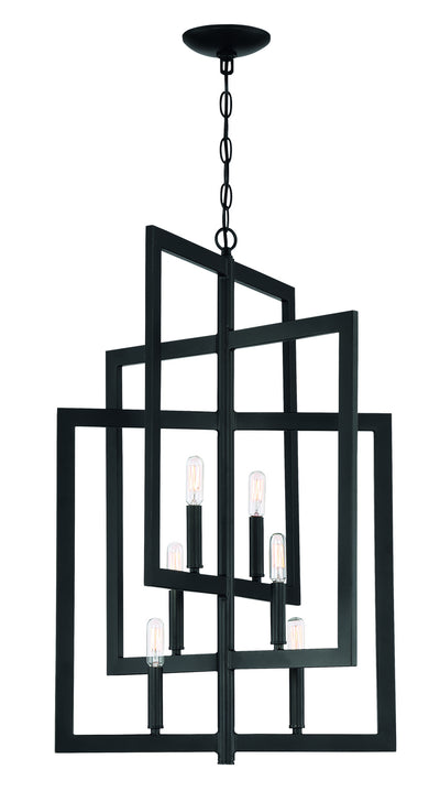 Craftmade - 44936-ESP - Six Light Foyer Pendant - Portrait - Espresso