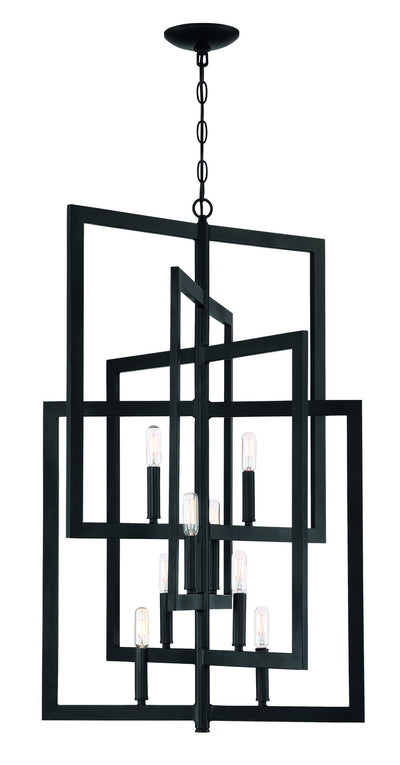 Craftmade - 44938-ESP - Eight Light Foyer Pendant - Portrait - Espresso