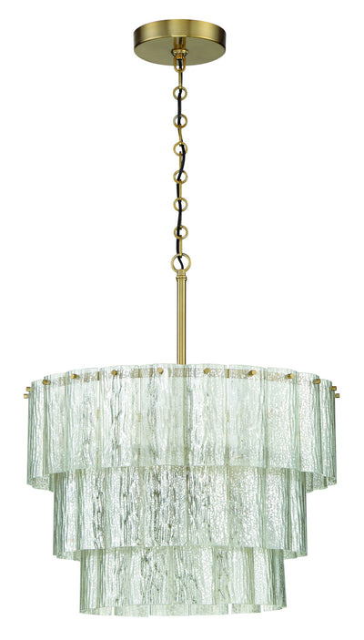 Craftmade - 48690-SB - 12 Light Pendant - Museo - Satin Brass