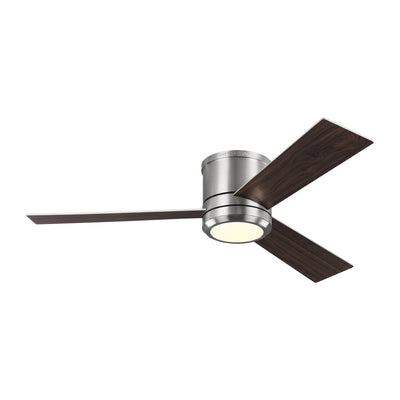 Visual Comfort Fan - 3CLMR56BSD-V1 - 56``Ceiling Fan - Clarity 56 - Brushed Steel