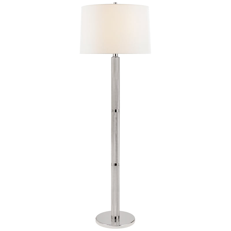 Ralph Lauren - RL 1090PN-L - Two Light Floor Lamp - Barrett - Polished Nickel