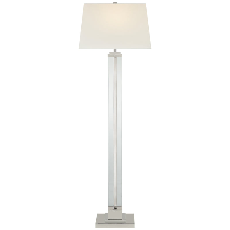 Visual Comfort Signature - S 1702PN-L - One Light Floor Lamp - Wright - Polished Nickel