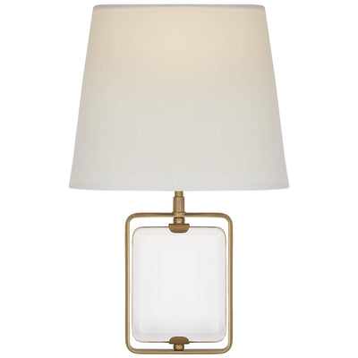 Visual Comfort Signature - SK 2030CG/HAB-L - One Light Wall Sconce - Henri - Crystal and Hand-Rubbed Antique Brass
